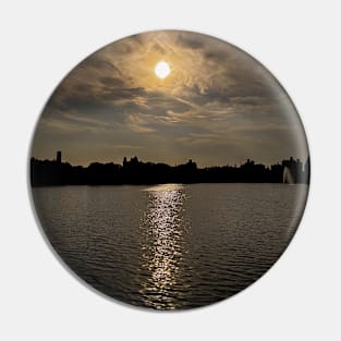 Central Park Manhattan Skyline New York City Pin