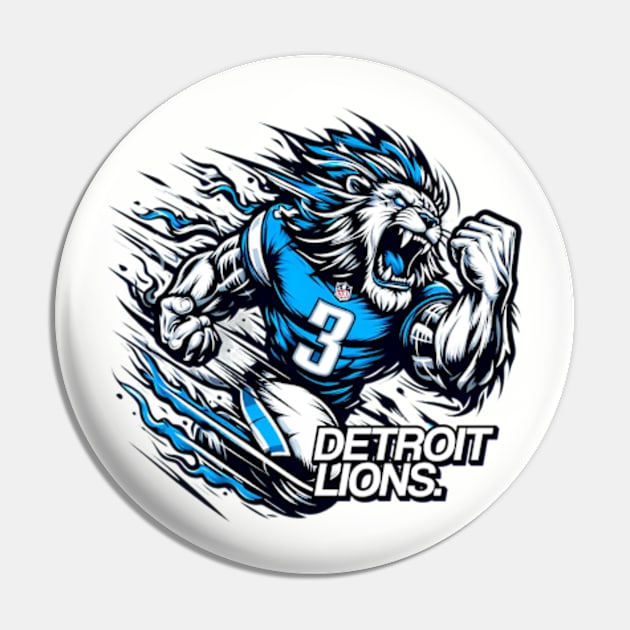 Detroit Lions Pin by elegantelite