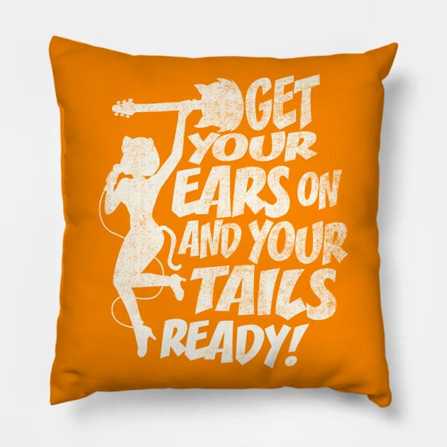 GET YOUR EARS ON _01 Pillow by ThirteenthFloor