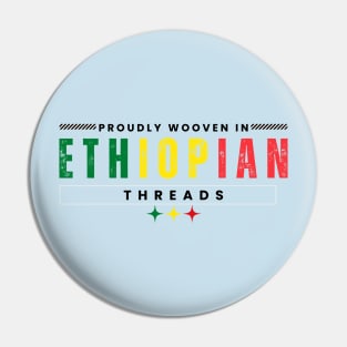 Proudly Ethiopian Pin