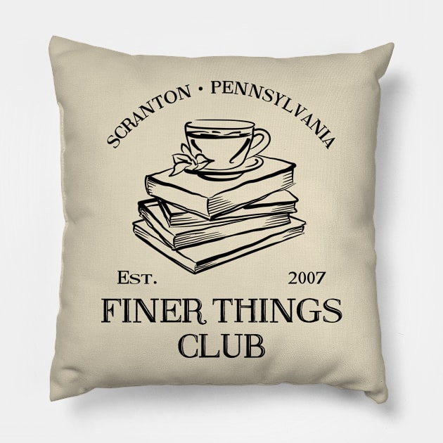 Finer Things Club Pillow by coolab