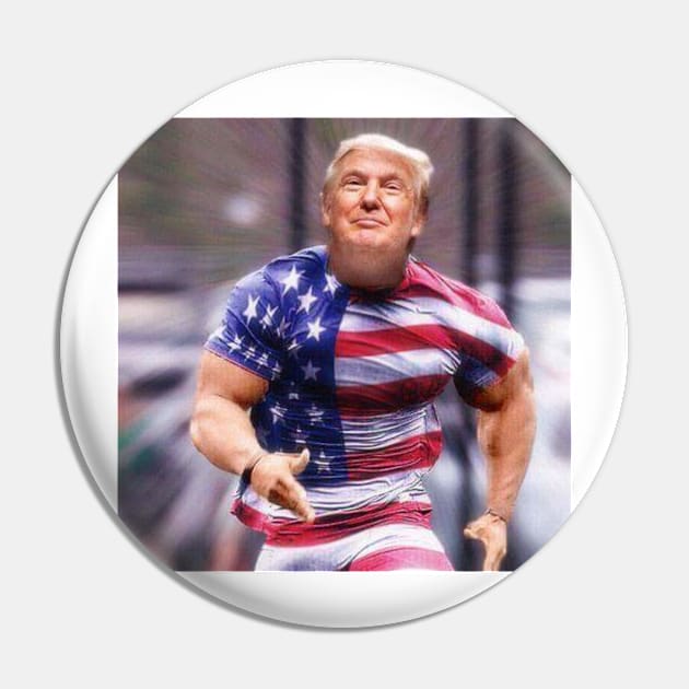 Running Trump Pin by MadAmericanNetwork