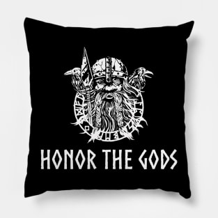 Honor The Gods - Odin Pillow