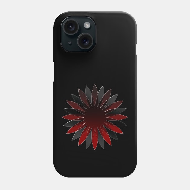 Flower power (red) Phone Case by Sinmara