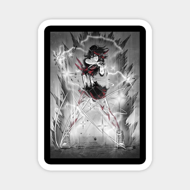 Ryuko Transformation Magnet by JacobNobleArt