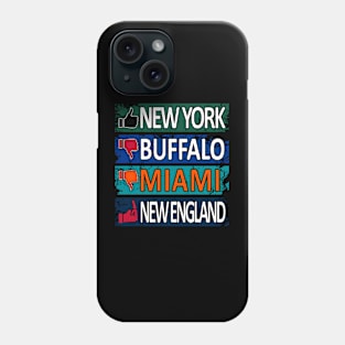 New York Pro Football - Funny East Rivals Phone Case