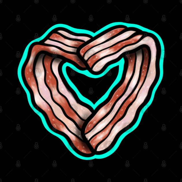 Bacon Heart by Squatchyink