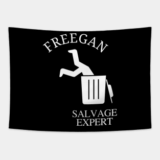 Freegan Salvage Expert Tapestry