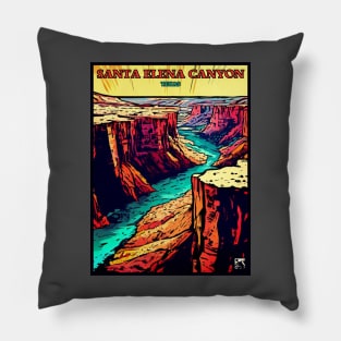 Santa Elena Canyon, Texas Pillow