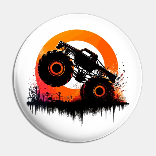 Monster Truck Pin by Vehicles-Art