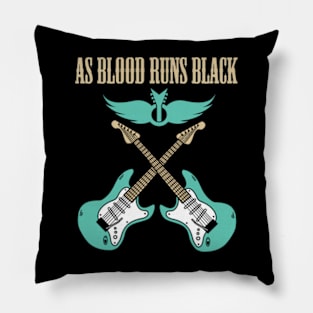 AS BLOOD RUNS BLACK BAND Pillow