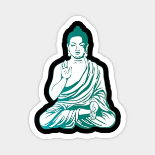 Buddha (aquamarine) Magnet