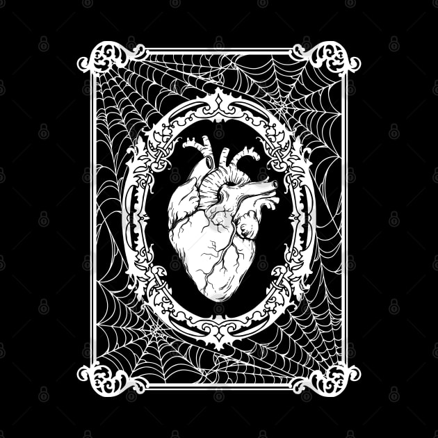 Gothic Victorian Framed Heart by RavenWake