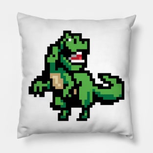 Pixel Trex Character Pillow