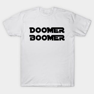 Doomer Wojak Meme Messy Boomer Doomed Nihilist T-Shirt