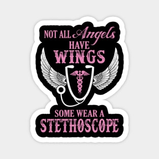 Stethoscope Angels Magnet