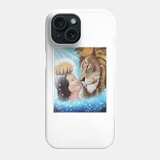 Jesus heals a woman from covid Phone Case