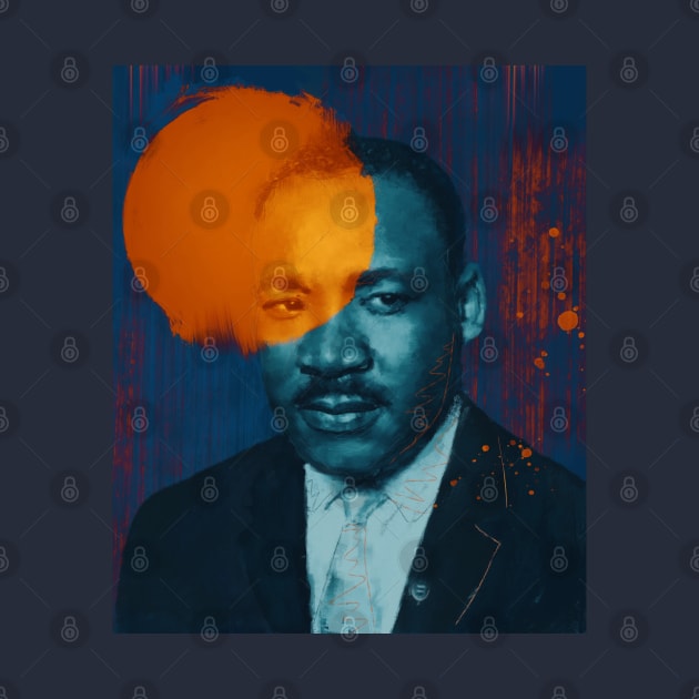 Dr. Martin Luther King Jr. Painting for MLK Day 2020 by anycolordesigns