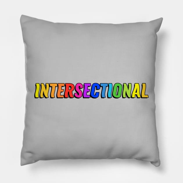 Intersectional - Feminism Pillow by Football from the Left