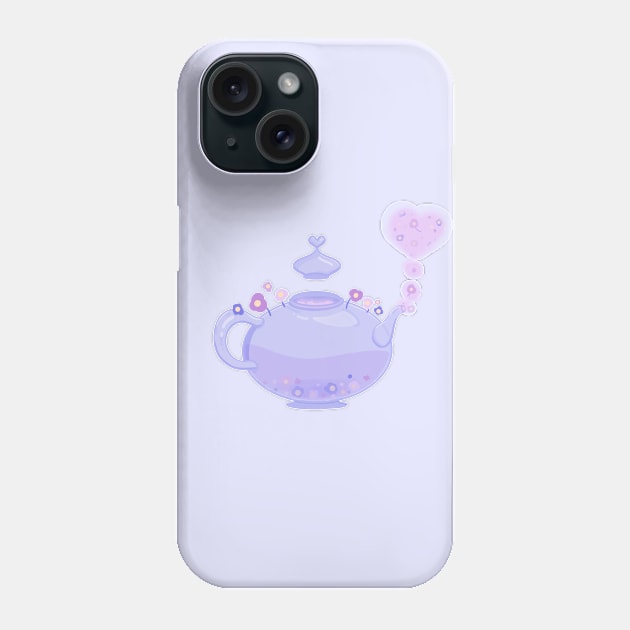 Floral Teapot Phone Case by moonlitdoodl