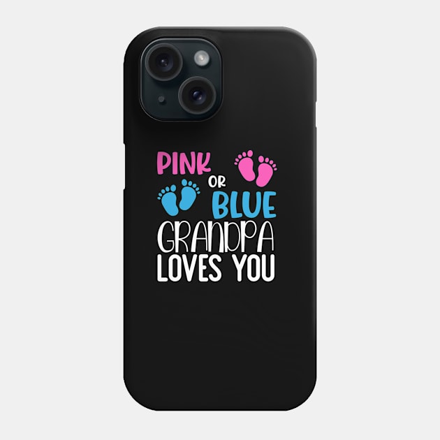 Pink Or Blue pregnancy announcement gift for grandparents Phone Case by madani04