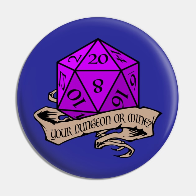 D20 Pin by RavenWake