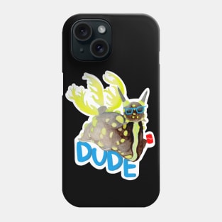 Black & Green Nudibranch Dude Phone Case