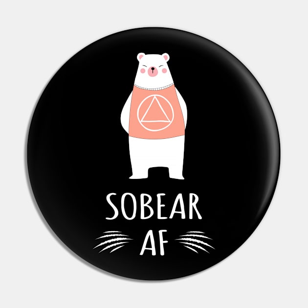 Sober Bear Pin by sqwear