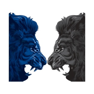 face off lion T-Shirt