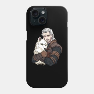 The Witcher and The White Wolf Phone Case