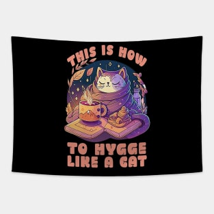 how to hygge like a cat Tapestry