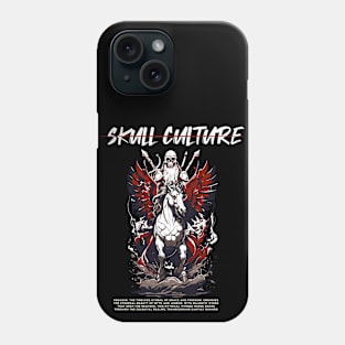 Skull culture Pegasus Phone Case