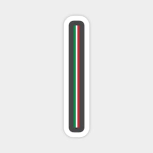 Minimalist Italian Flag Magnet