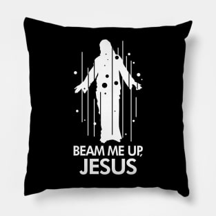 Funny Religious Jesus Christ Trekkie Meme Pillow