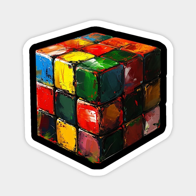 rubiks Magnet by Ninja banana