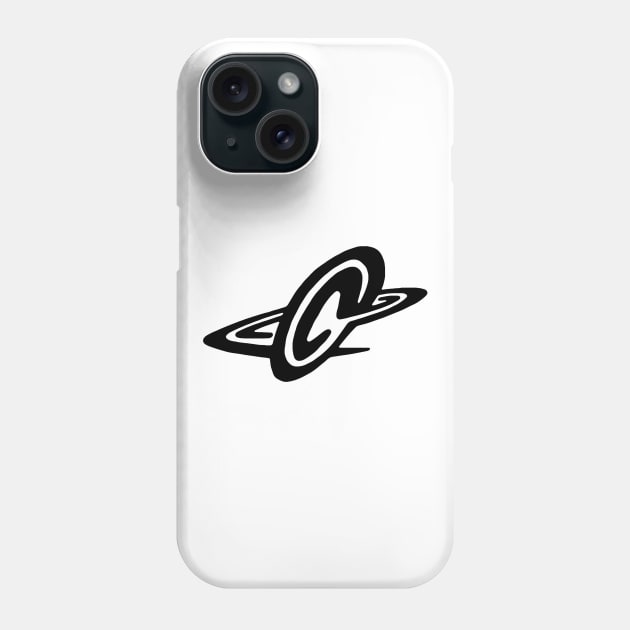 Chad's Universe Logo in Black Phone Case by chadsuniverse