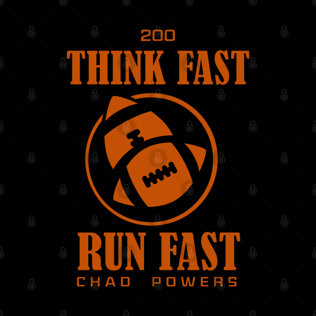 chad powers - think fast run fast by xalauras studio