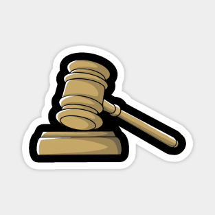 Court Gavel Judge Trial Judges Lawyer Magnet