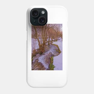 Calc-sinter or Travertine terraces, Gutenberg, South Germany Phone Case
