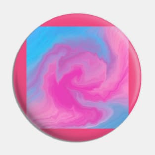 Cotton Candy Swirl Abstract Pin