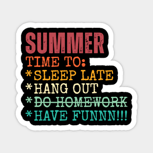 Summer to do list Magnet