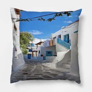 Mykonos, Greece Pillow