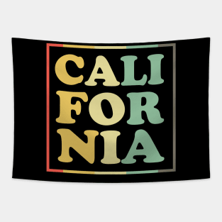 'California Retro Rainbow 80s' Eighties Vintage Gift Tapestry