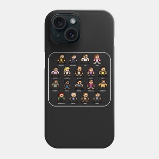 The 8-bit Office 8bit Pixel Art Phone Case