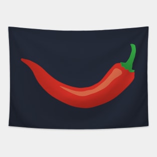 Red Chili Smile Tapestry