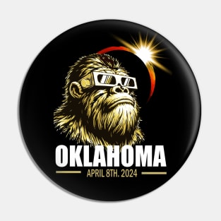 Total solar eclipse Oklahoma 2024 Pin