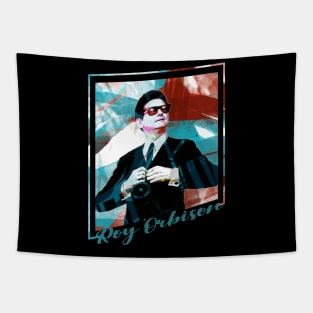 Roy Orbison-Abstract Expressionist Potrait Tapestry