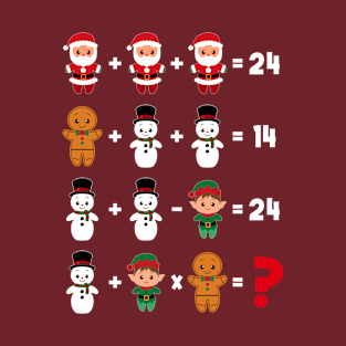 Order of Operations Quiz Math Christmas T-Shirt