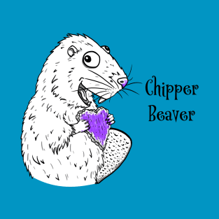 Chipper Beaver - Violet Edition T-Shirt