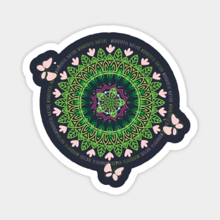 Wonderful Nature Mandala Magnet